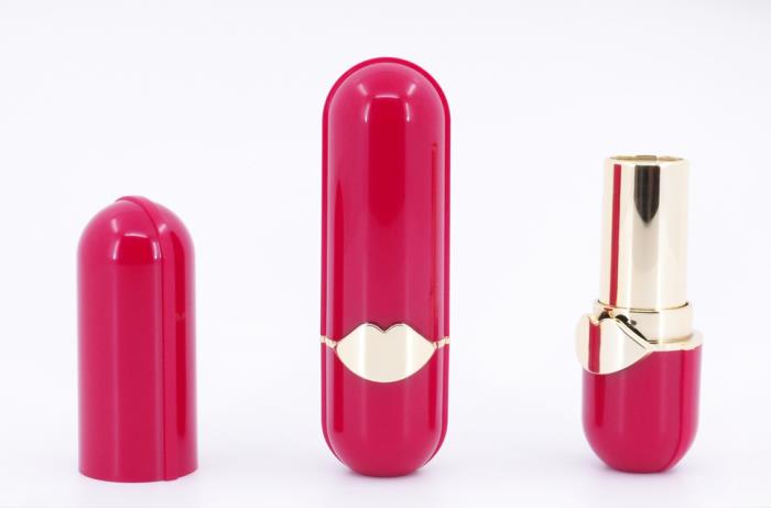 Lips decorated lipstick
